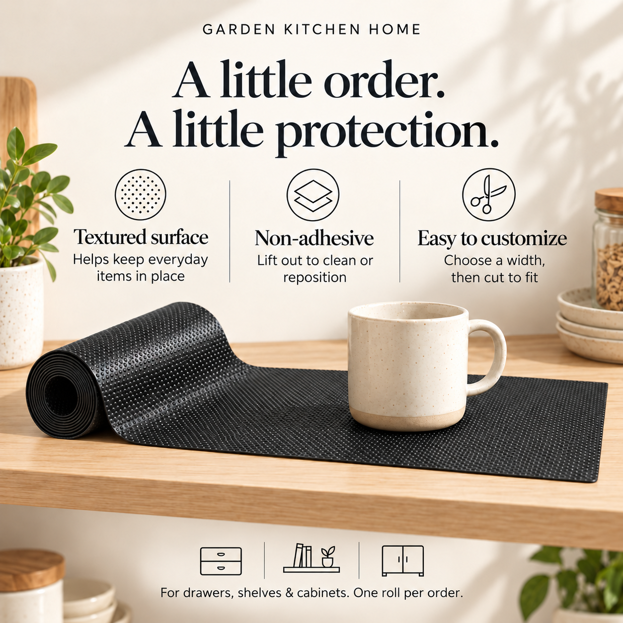 Grip Shelf Liner — features and practical uses
